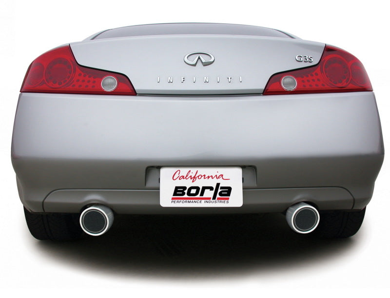 Borla 03-07 G35 Coupe Cat-back Exhaust 140057 140057 Photo - Close Up