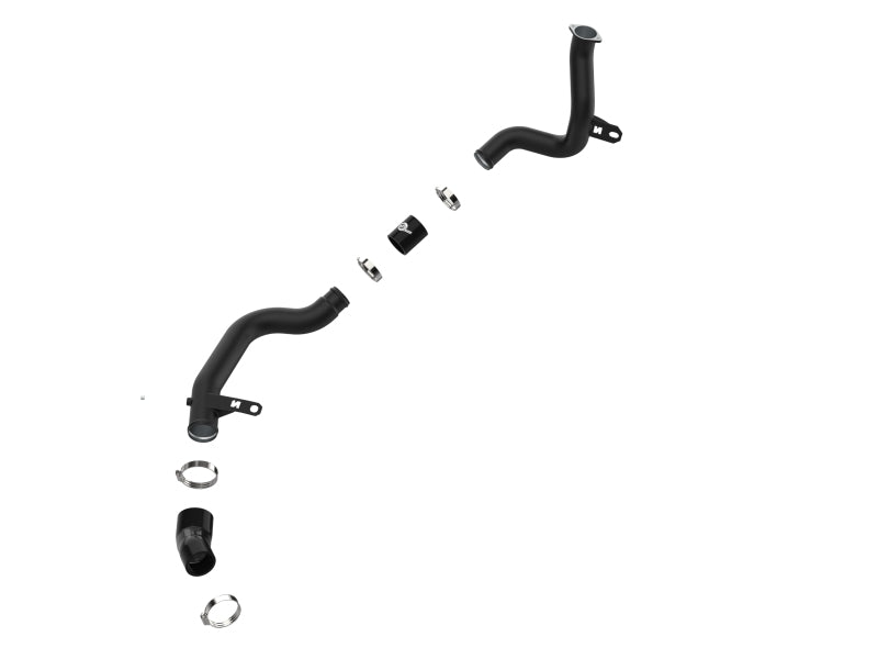 aFe 22-23 Hyundai Kona N L4 2.0L (t) BladeRunner 2-1/4in to 2-1/2in Aluminum Hot Charge Pipe - Black 46-20628-B 46-20628-B Photo - Unmounted