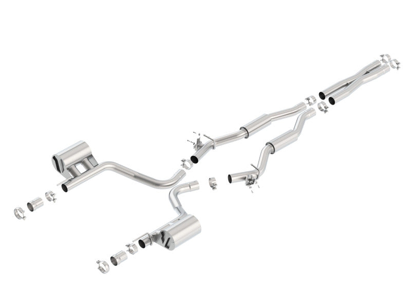 Borla 15-16 Dodge Challenger SRT 392 S-Type Catback Exhaust Single Split Rear Exit (No Tip) 140677 140677 Photo - Primary