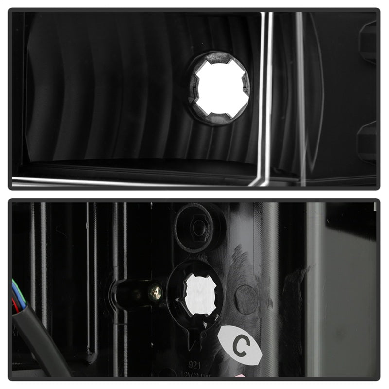 Spyder 16-18 Chevy Silverado Light Bar LED Tail Lights - All Black ALT-YD-CS16-LED-B 5085863 5085863 Photo - Unmounted