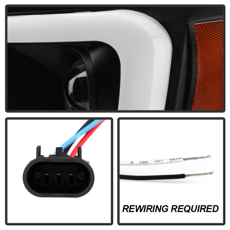 SPYDER 06-08 Dodge Ram 1500 LED Headlights - Black PRO-YD-DR06PL-BK 5088178 5088178 User 4