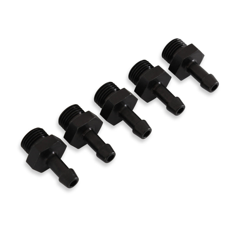 AEM Adjustable Fuel Pressure Regulator Barb Fitting -6 (9/16in-18) to 7mm - 5 Pack 25-393 25-393 Photo - Primary