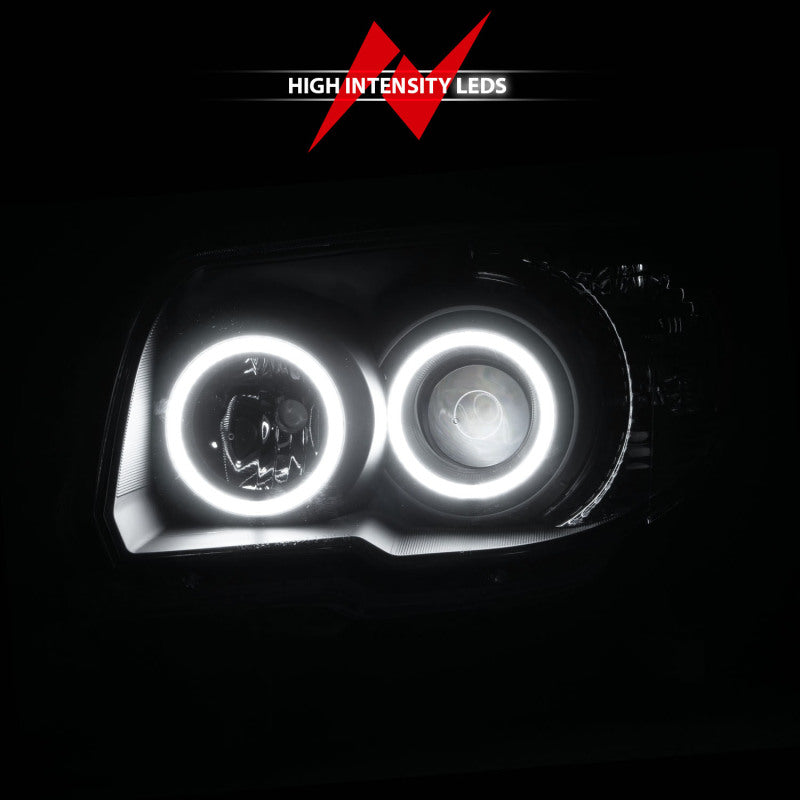 Anzo 2006-2009 Toyota 4Runner Projector Headlights w/ Halo Black 111320 User 6