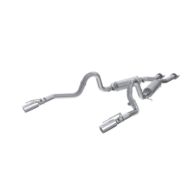 MBRP 99-04 Ford Mustang GT/Mach 1 2.5in Dual Split Rear AL Catback Exhaust w/ 3.5in Dual Wall Tips S7221AL S7221AL Photo - Primary