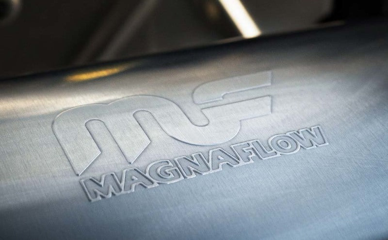 MagnaFlow 6" Round Center/Center Performance Muffler With Tip 14822 Photo - Mounted