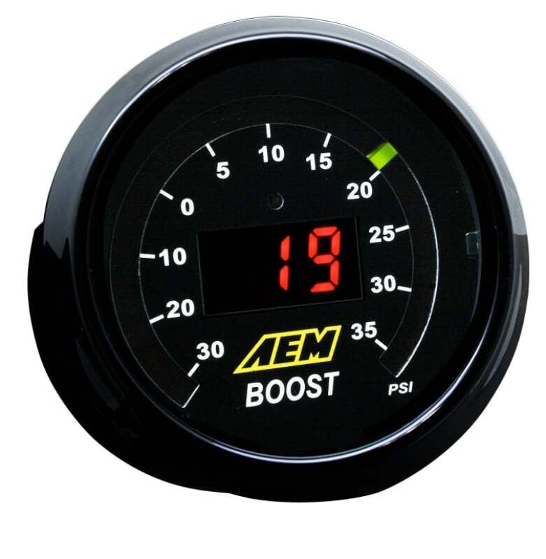 AEM Electronics 52mm Digital Boost Gauge 35 PSI 30-4406 Photo - Primary