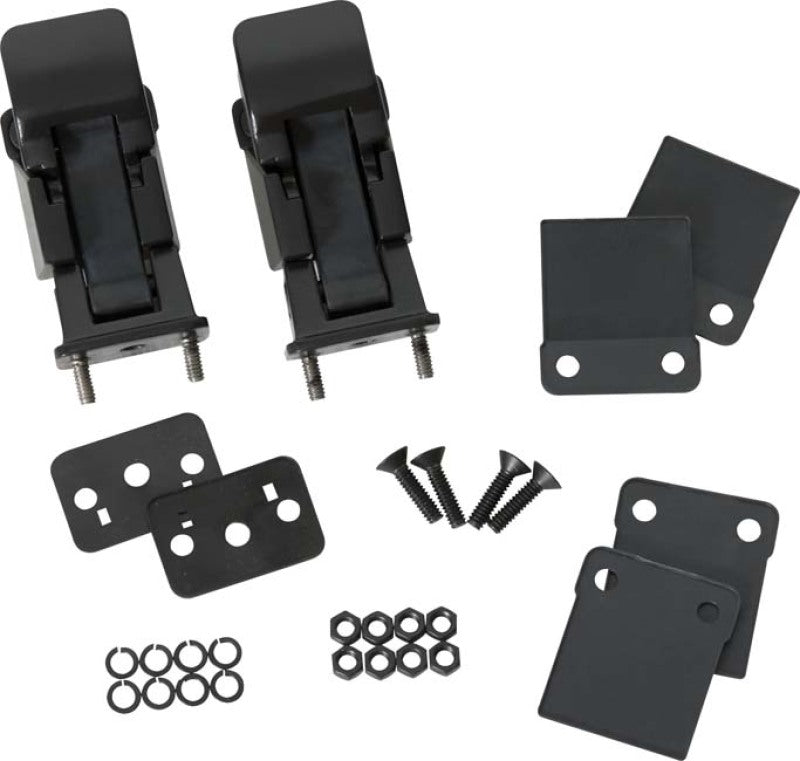 Kentrol 42-95 Jeep CJ/Wrangler YJ Hood Catch Pair TJ Style - Powdercoat Black 50563 50563 Photo - Primary