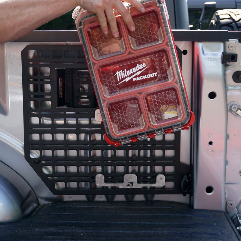 BuiltRight Industries Mounting Bracket for Milwaukee Packout System (2pc)  - Small 201102 201102 Photo - Unmounted