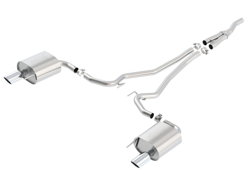 Borla Atak Cat Back 15-17 Ford Mustang 2.3L EcoBoost MT/AT 2.25in pipe 4in tip 140585 140585 Photo - Primary