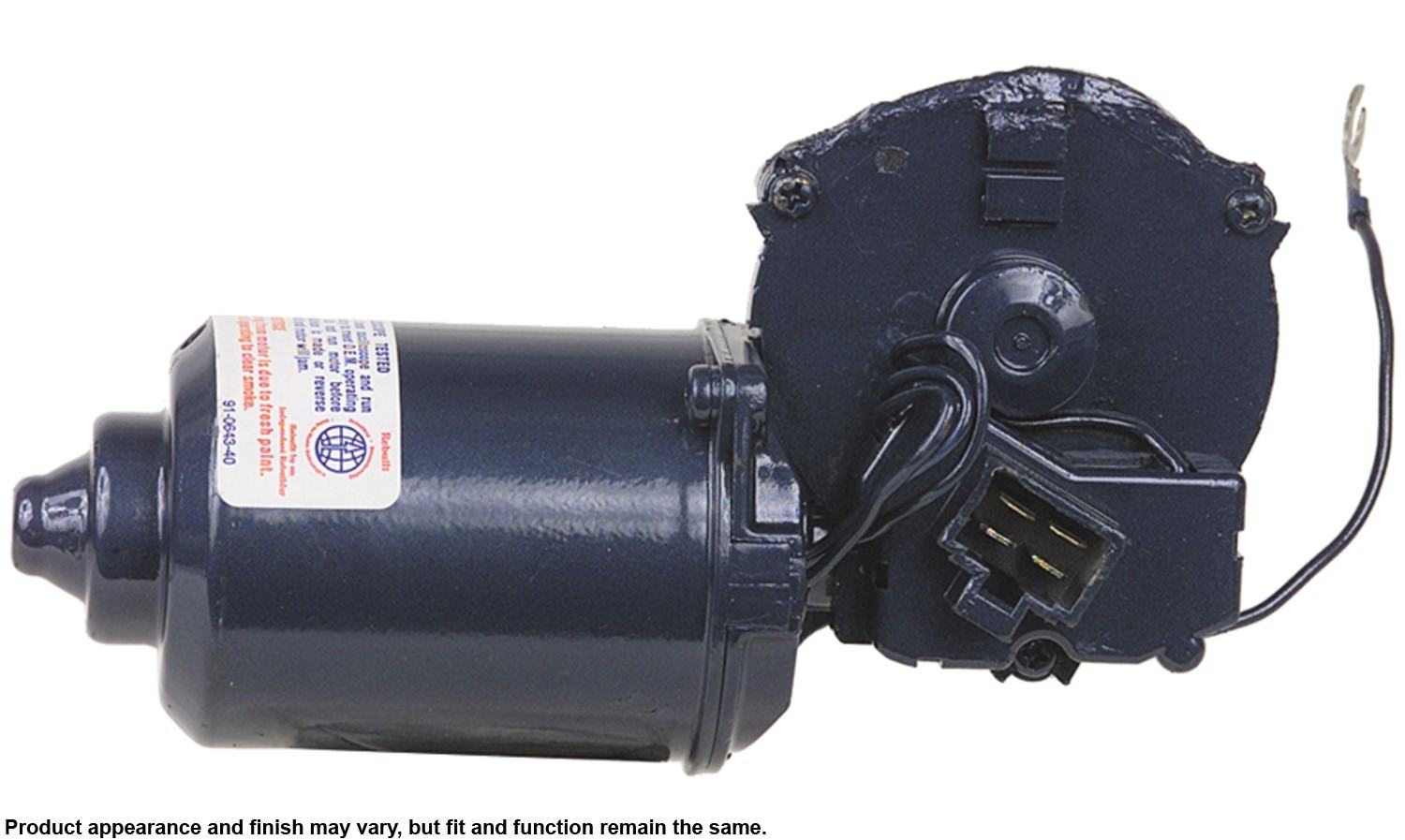 Cardone Reman Remanufactured Windshield Wiper Motor 43-1176