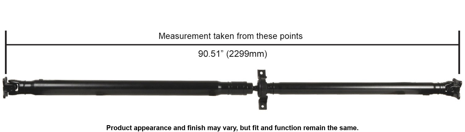 Cardone Reman Remanufactured Driveshaft / Prop Shaft 65-4011