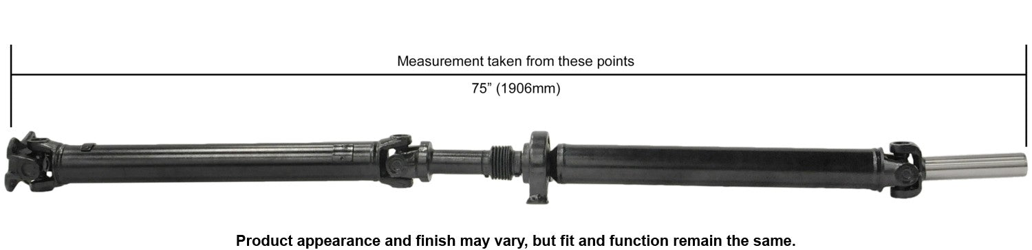 Cardone Reman Remanufactured Driveshaft / Prop Shaft 65-6012
