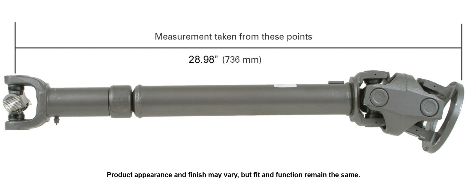 Cardone Reman Remanufactured Driveshaft / Prop Shaft 65-9319
