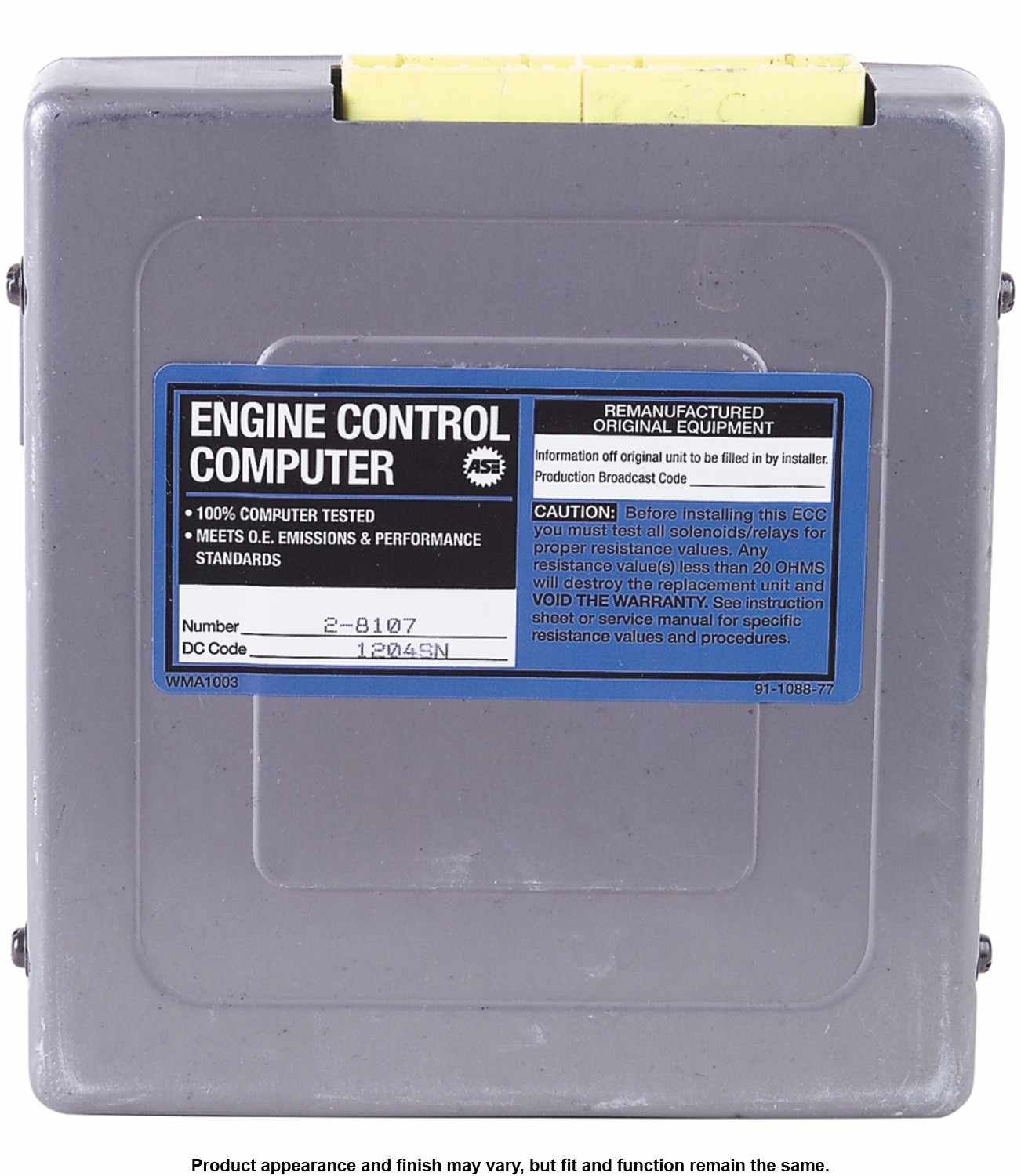 Cardone Reman Remanufactured Engine Control Computer 72-8107