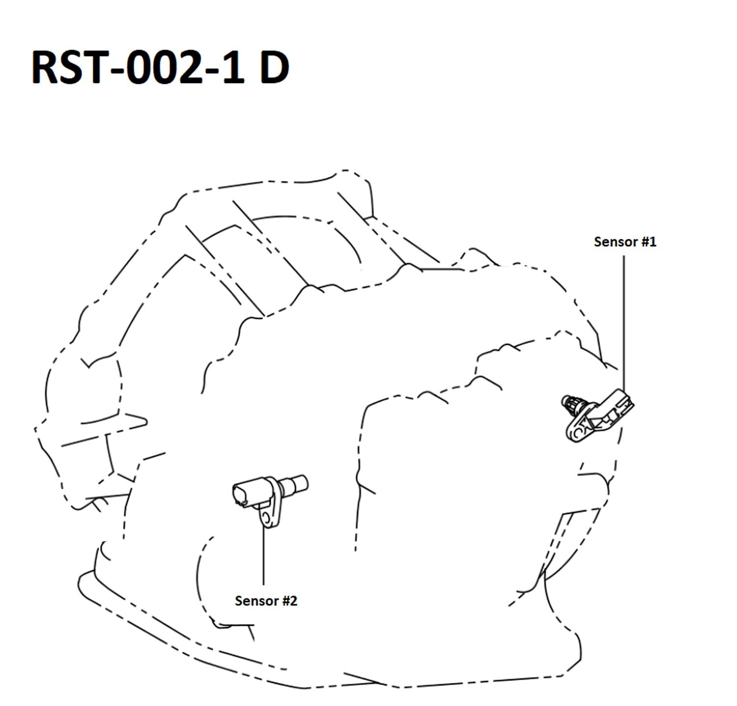 AISIN OEM Automatic Transmission Revolution Sensor RST-002-1