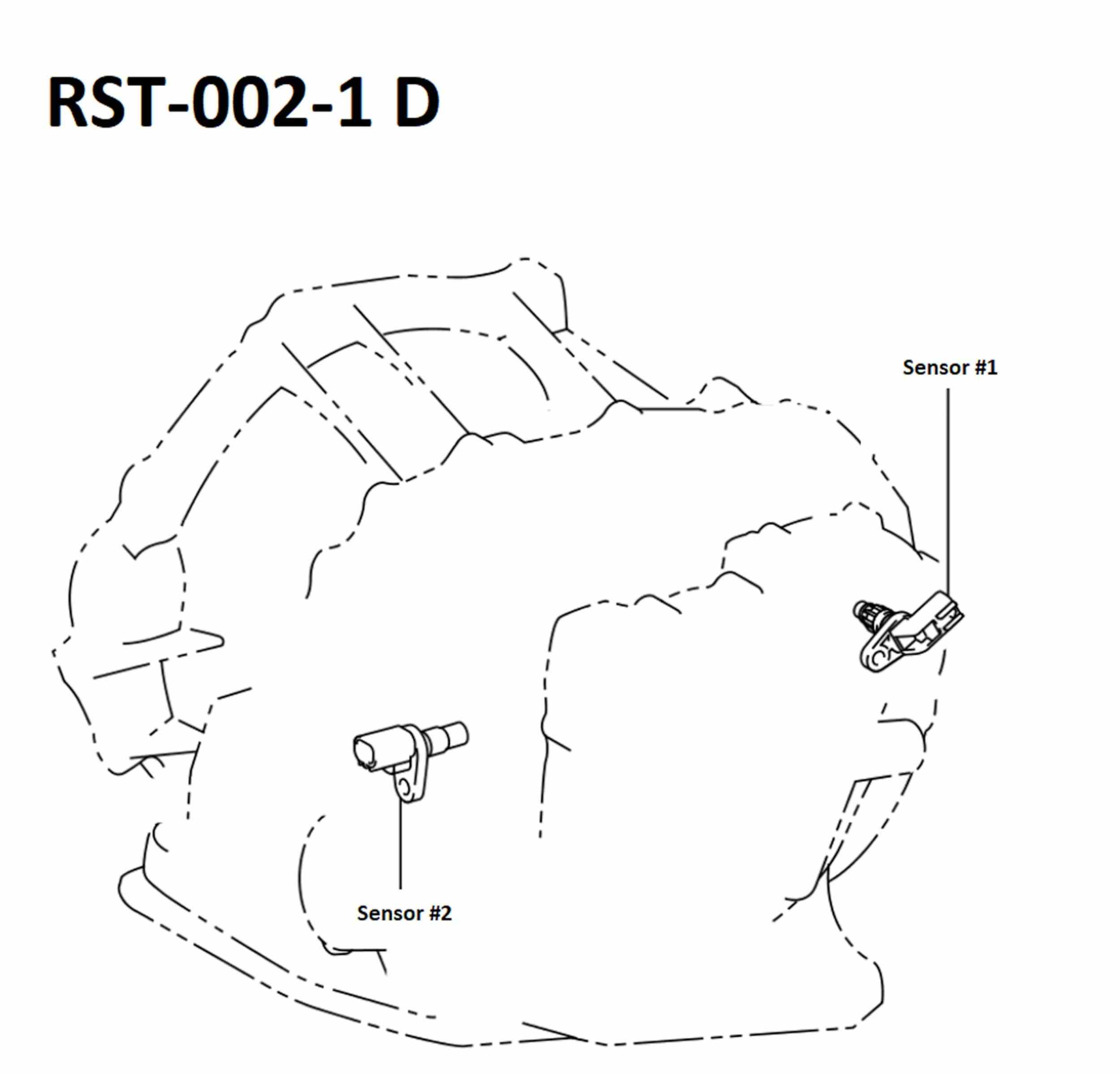 AISIN OEM Automatic Transmission Revolution Sensor RST-002-1