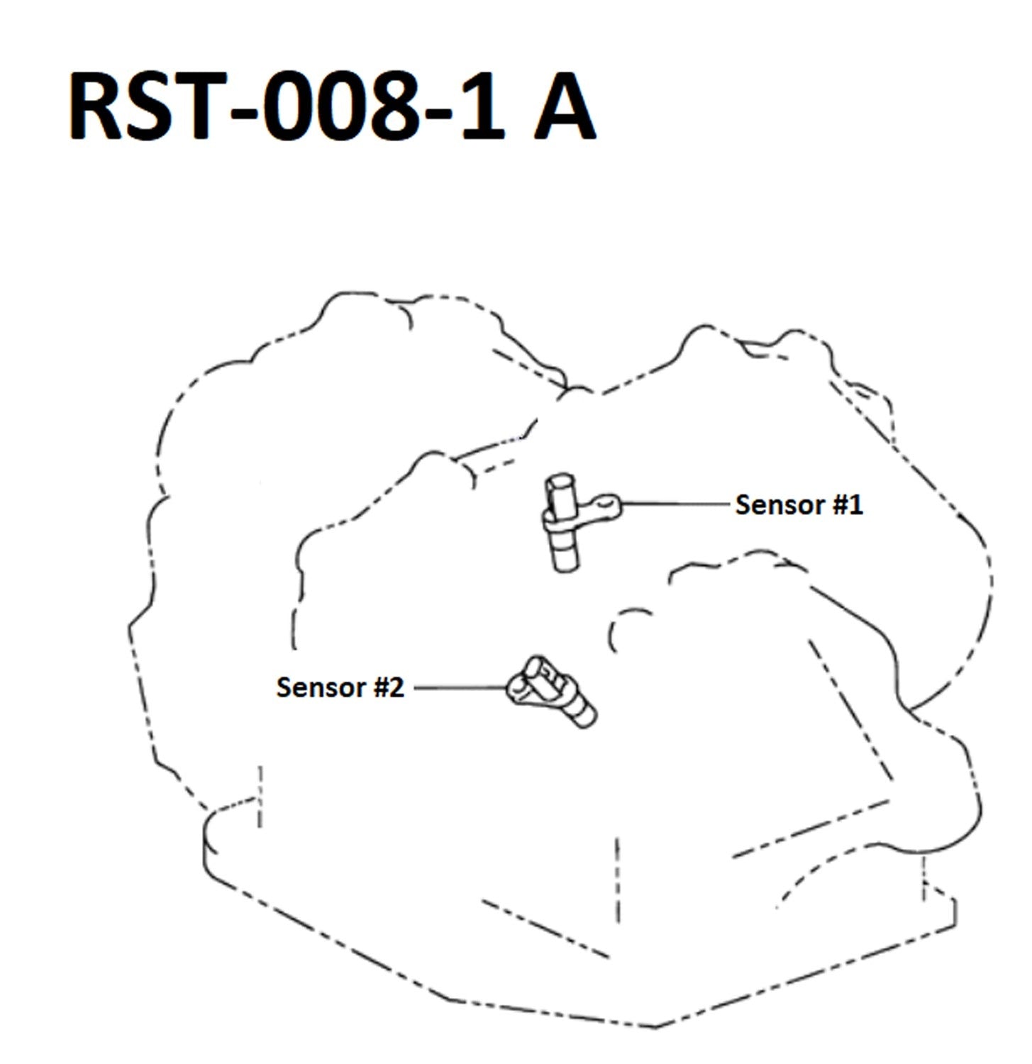 AISIN OEM Automatic Transmission Revolution Sensor RST-008-1