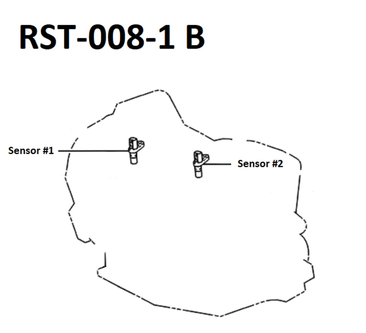 AISIN OEM Automatic Transmission Revolution Sensor RST-008-1