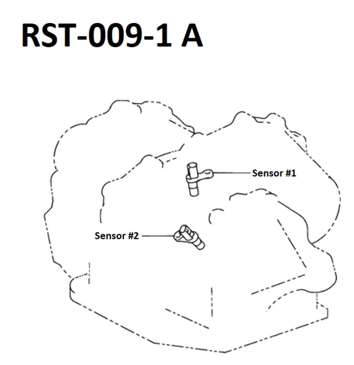 AISIN OEM Automatic Transmission Revolution Sensor RST-009-1