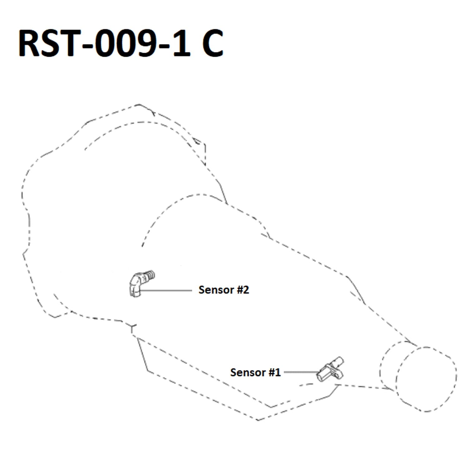 AISIN OEM Automatic Transmission Revolution Sensor RST-009-1