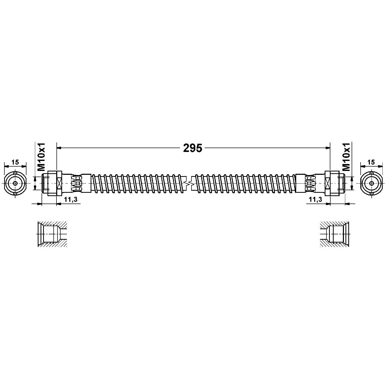ATE Brake Hydraulic Hose