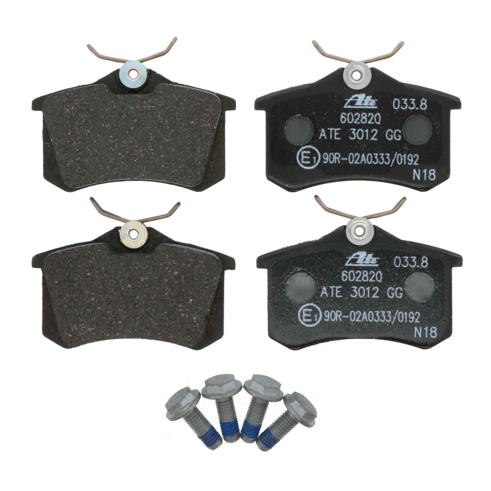 ATE Disc Brake Pad Set 602820