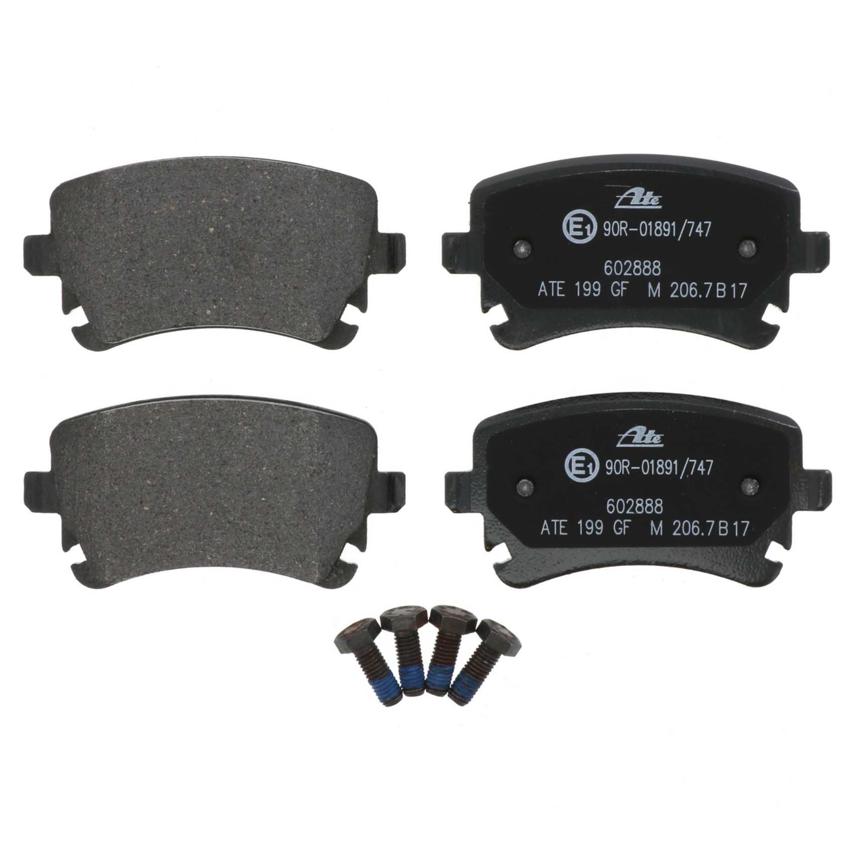 ATE Disc Brake Pad Set 602888