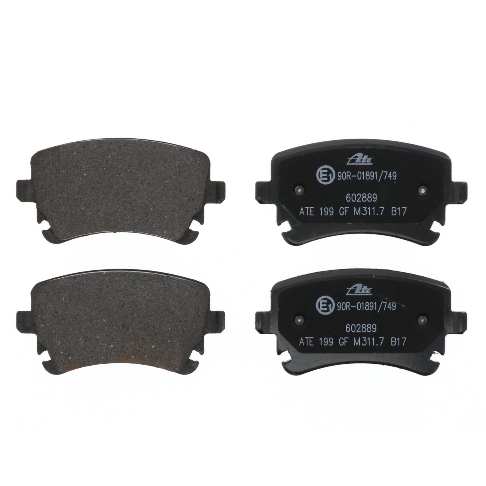 ATE Disc Brake Pad Set 602889