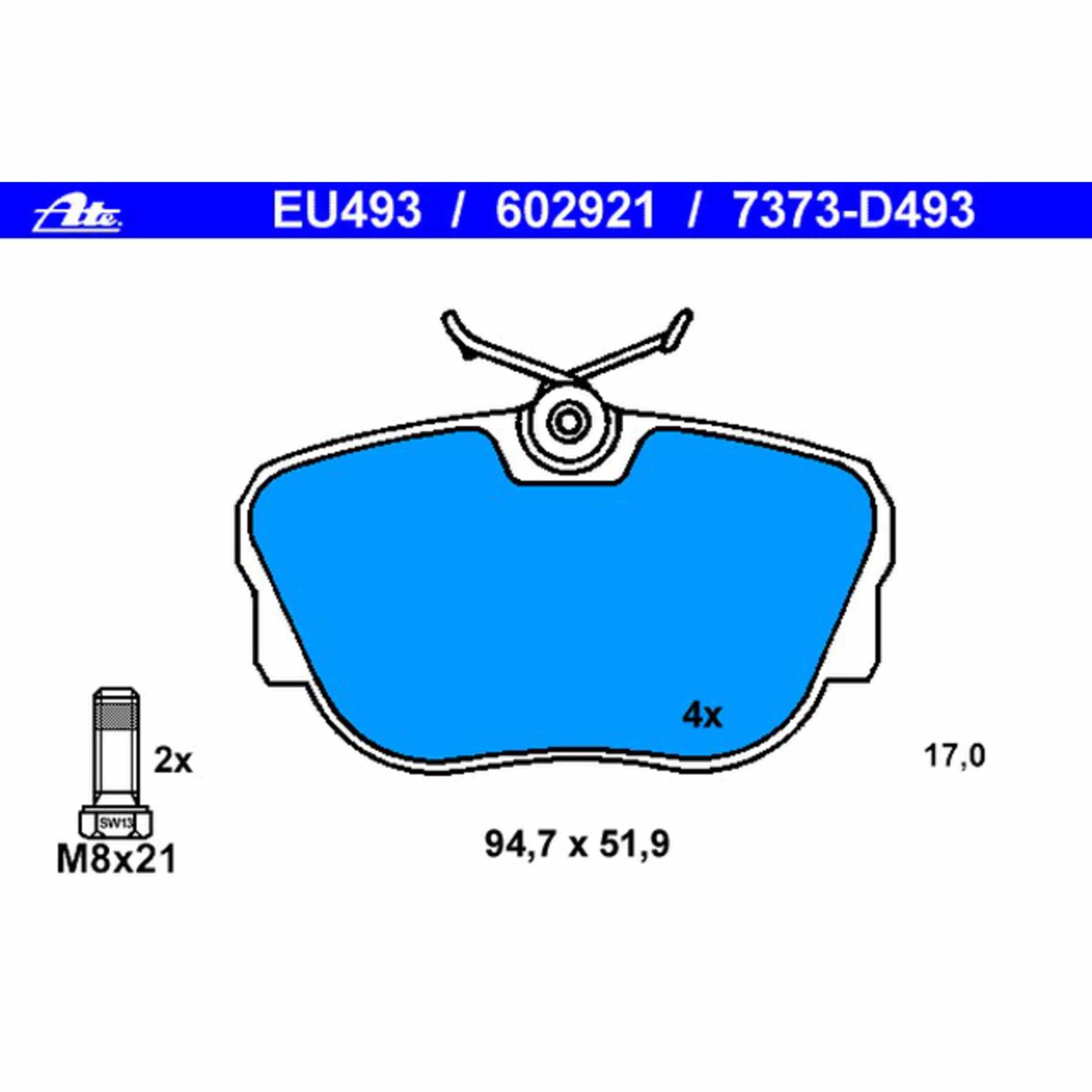 ATE Disc Brake Pad