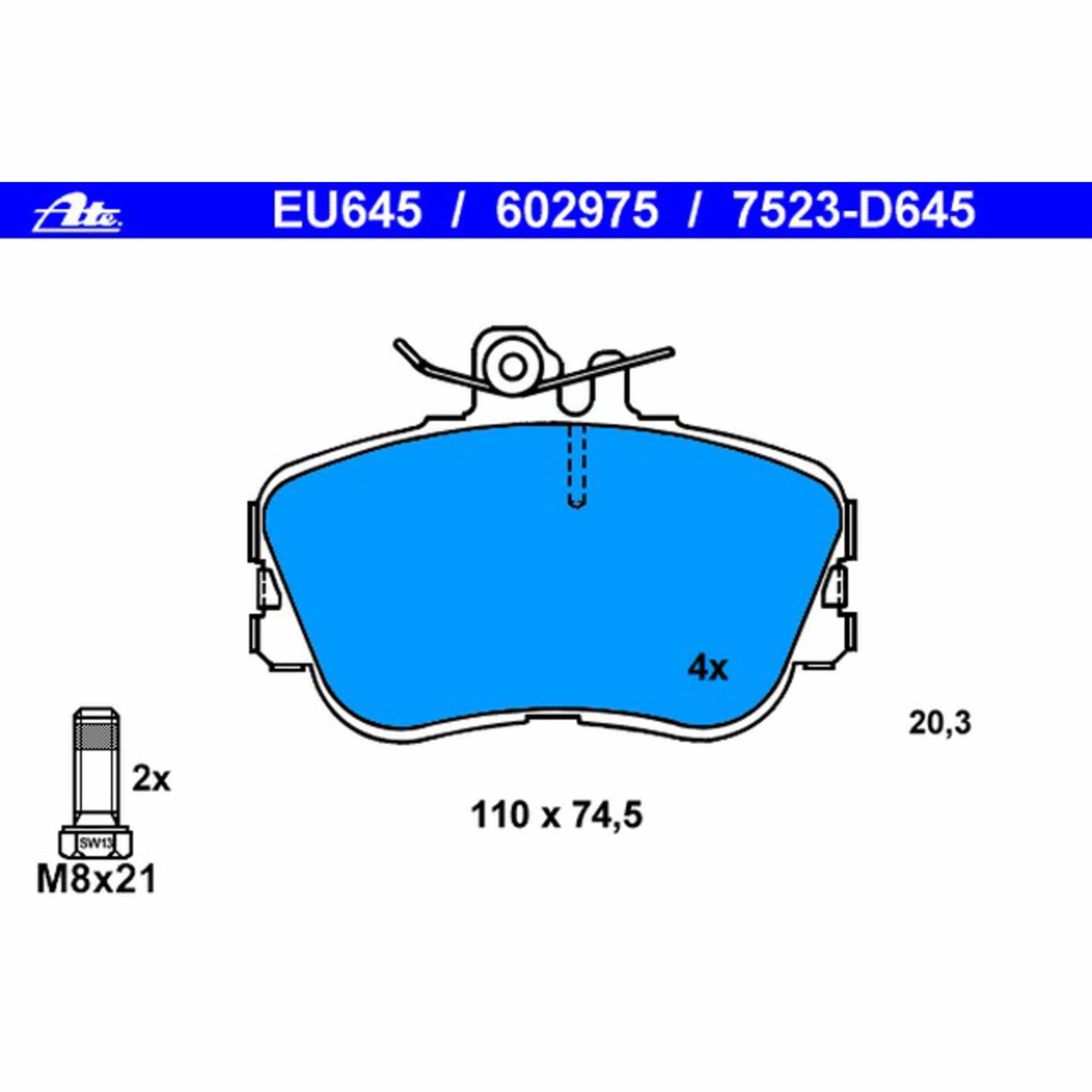 ATE Disc Brake Pad