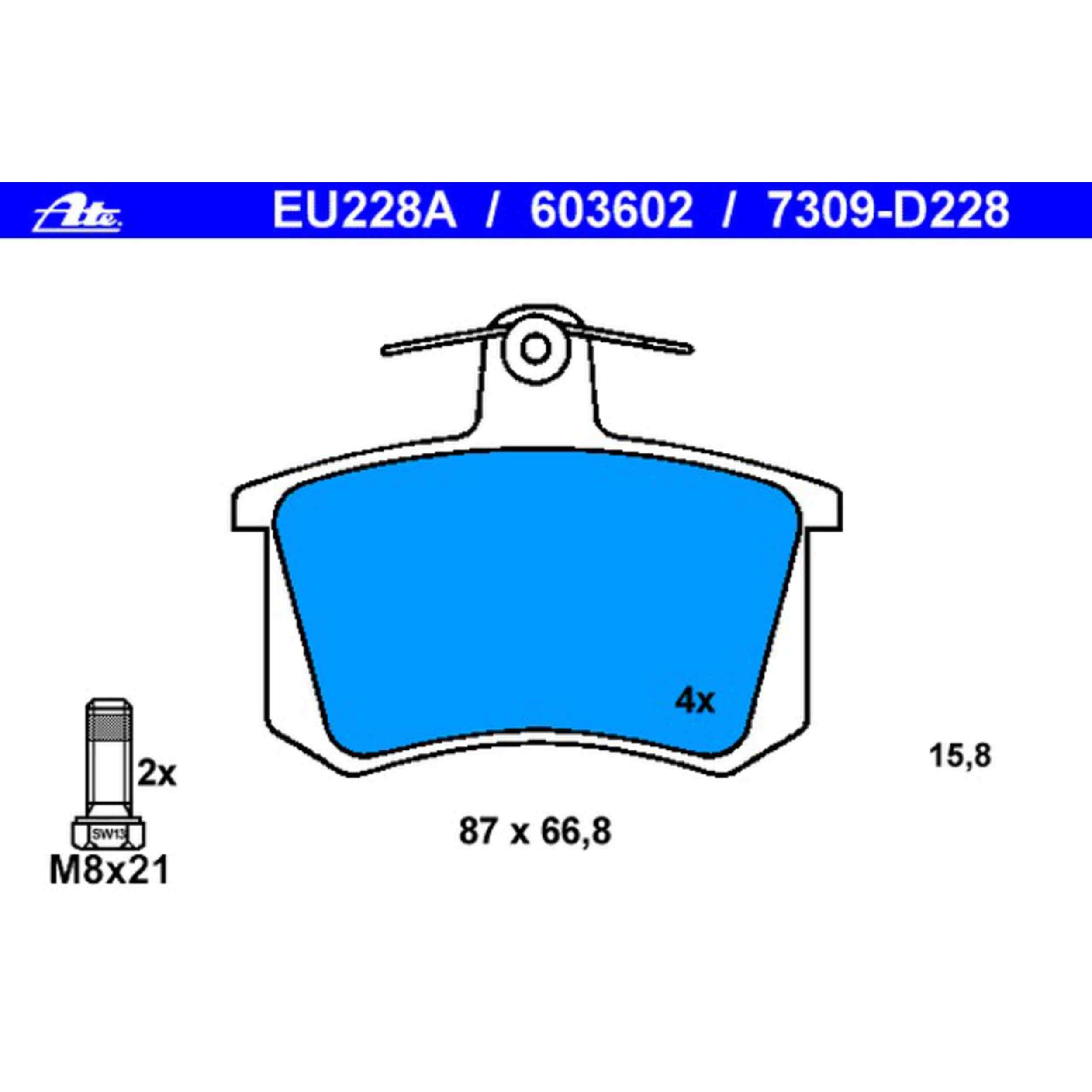 ATE Disc Brake Pad