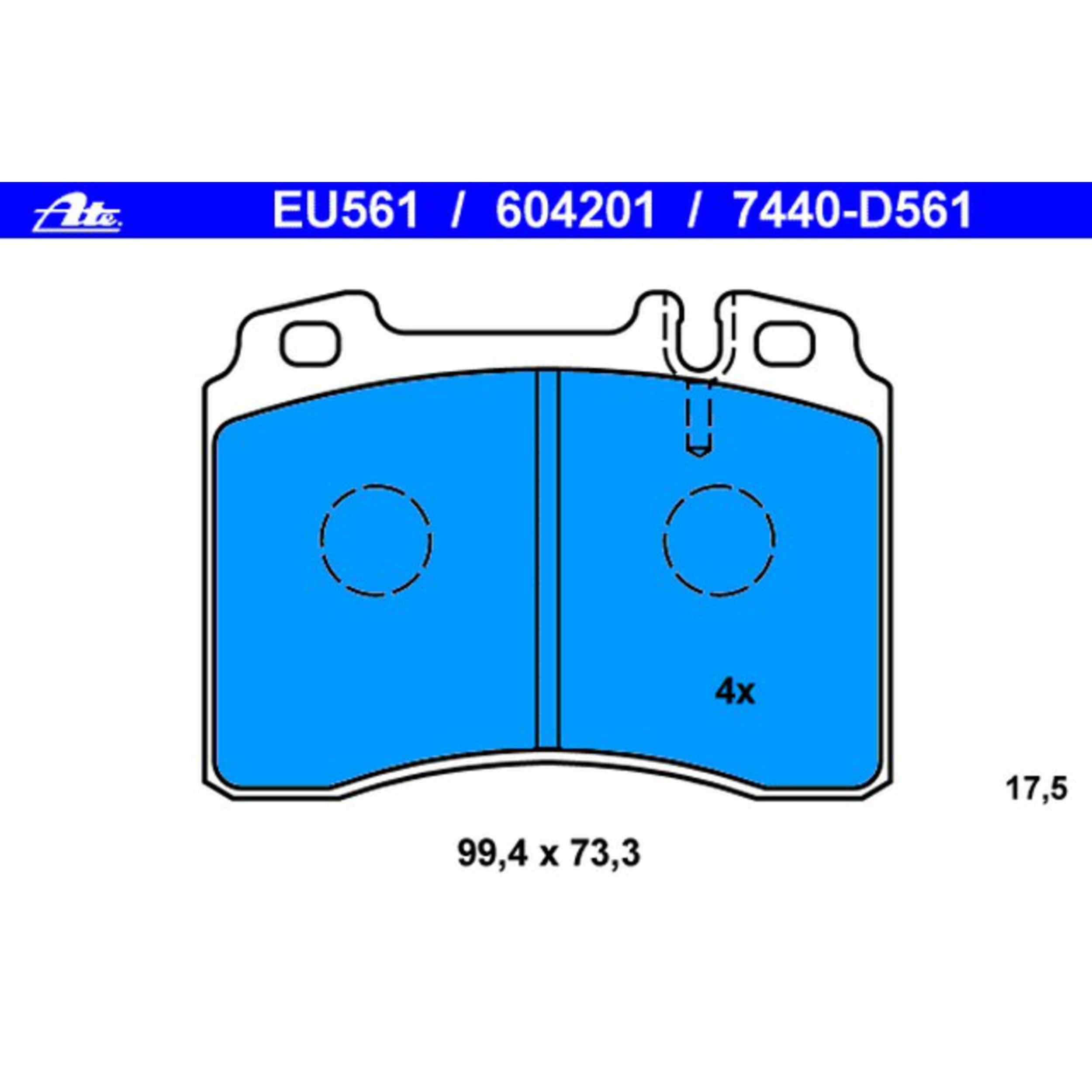 ATE Disc Brake Pad