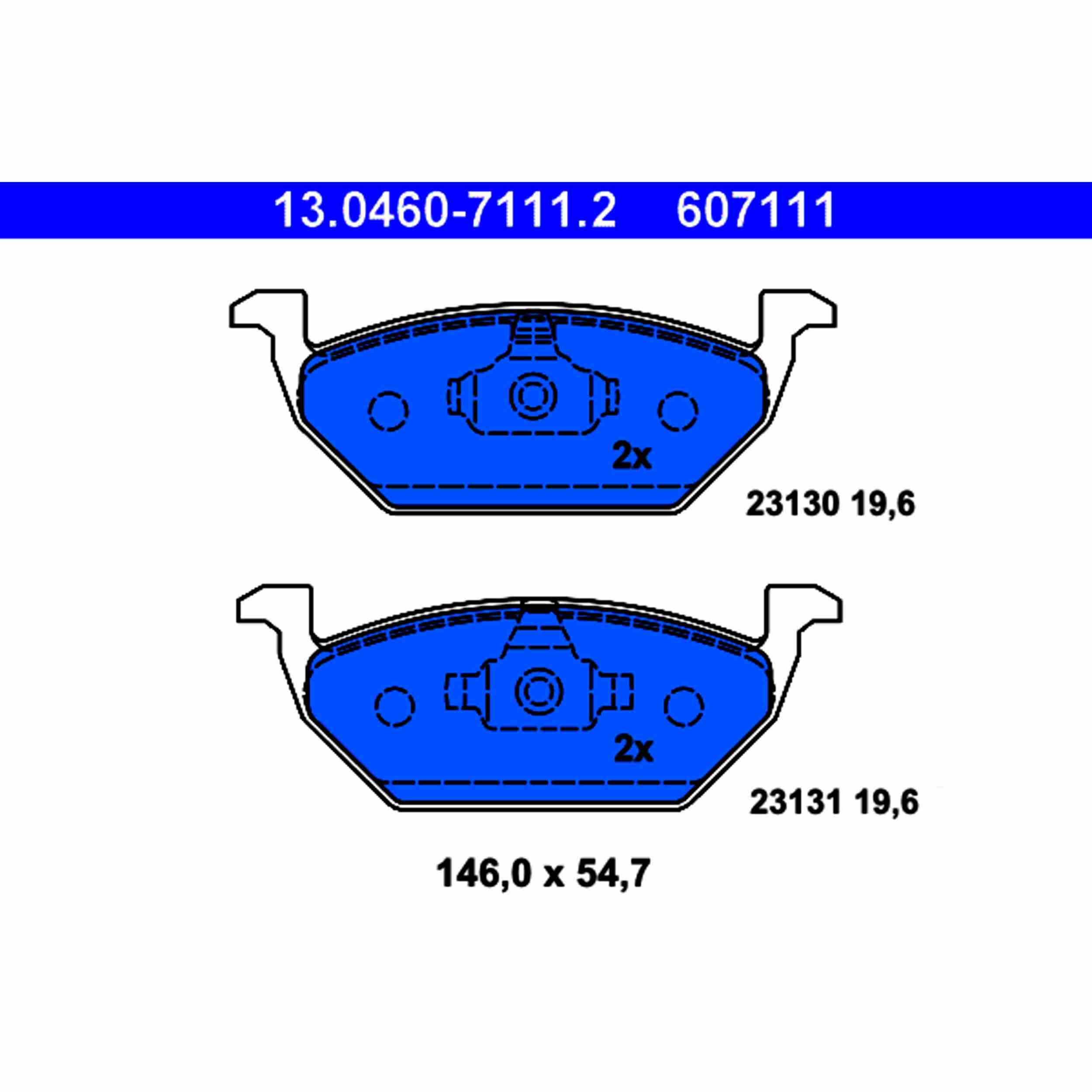 ATE Disc Brake Pad
