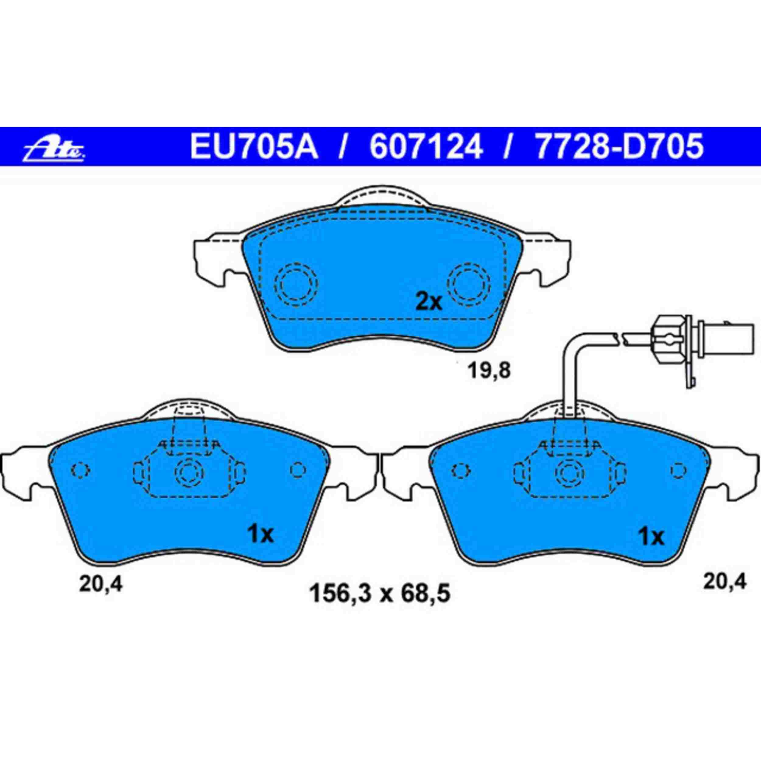 ATE Disc Brake Pad