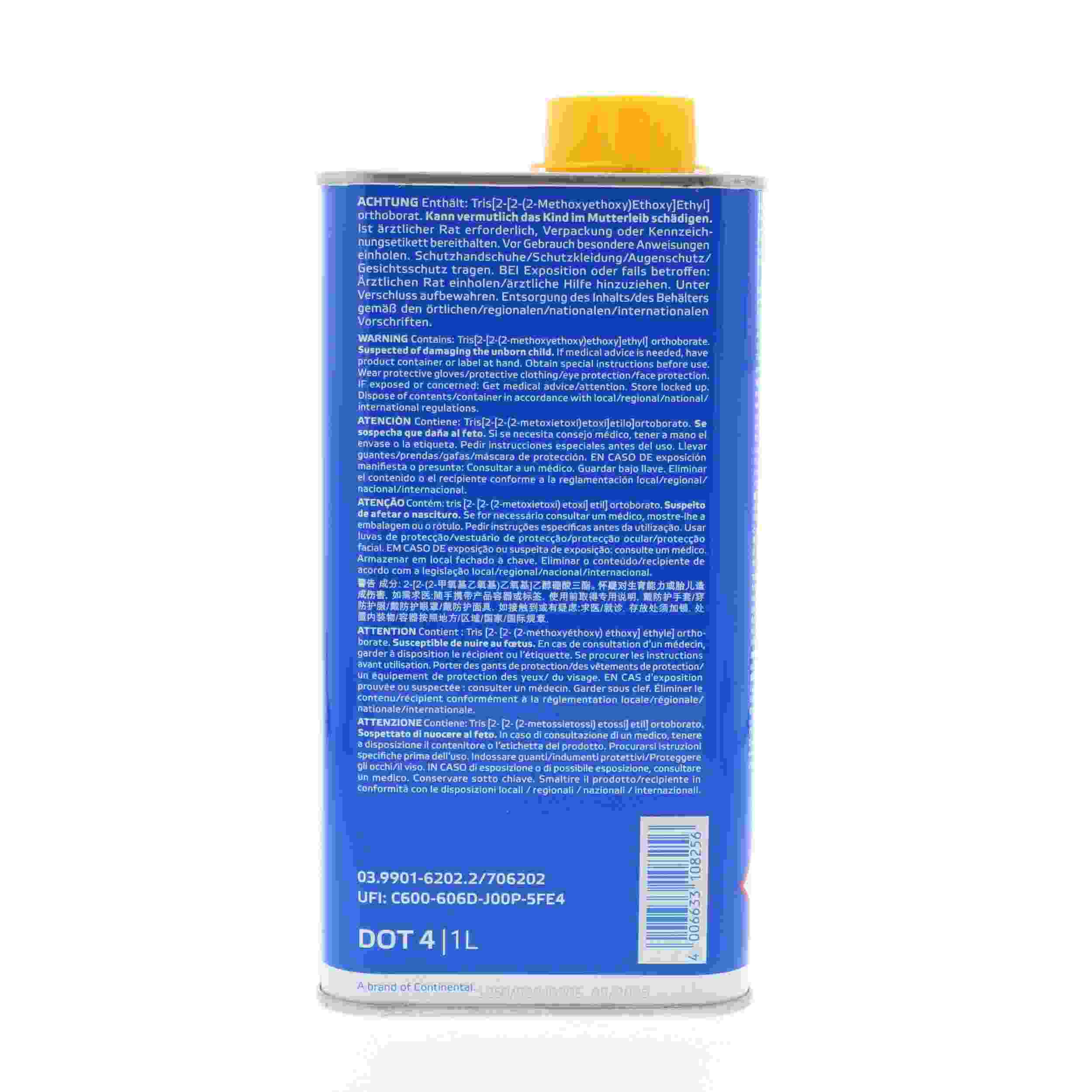 ATE Type 200 DOT4 Amber Racing Brake Fluid 1L