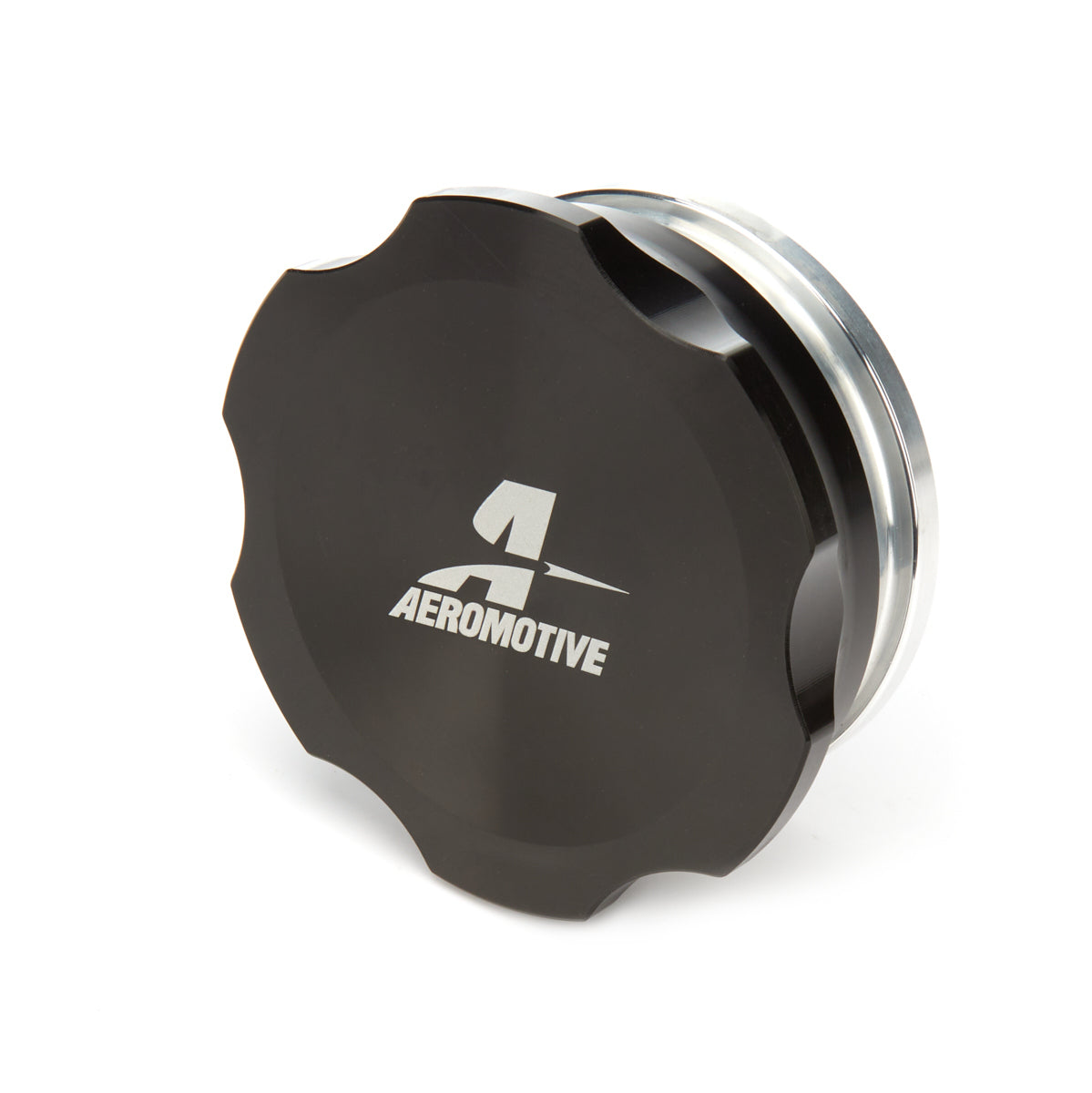 Aeromotive Fillcap Screw-on 3in Dia Weld-On - Black Fuel Cells, Tanks and Components Fuel Cell/Tank Caps main image