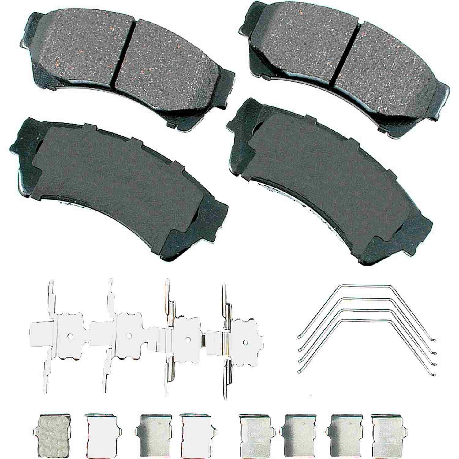 Akebono Brake Pad Front Ford Fusion 06-12 Lincoln MKZ ACT1164