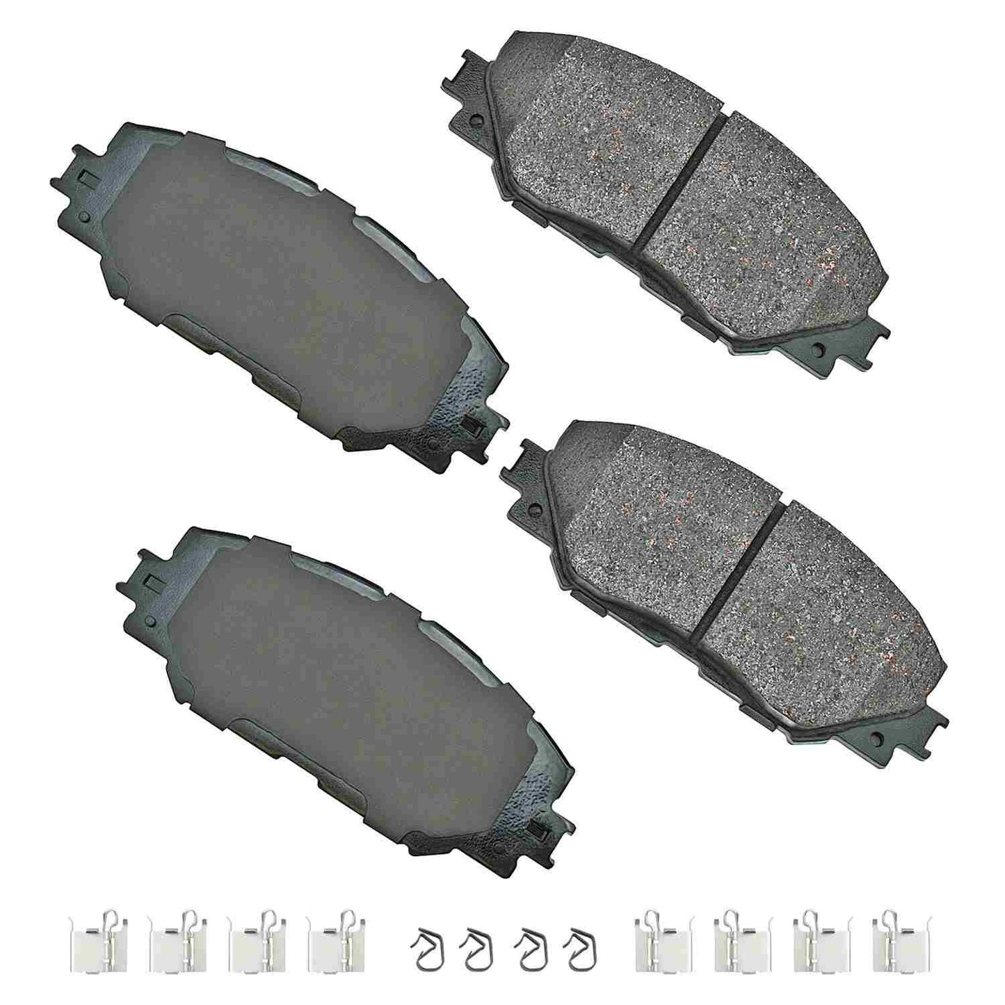 Akebono ProACT Ultra-Premium Bra ke Pads - Front ACT1210A