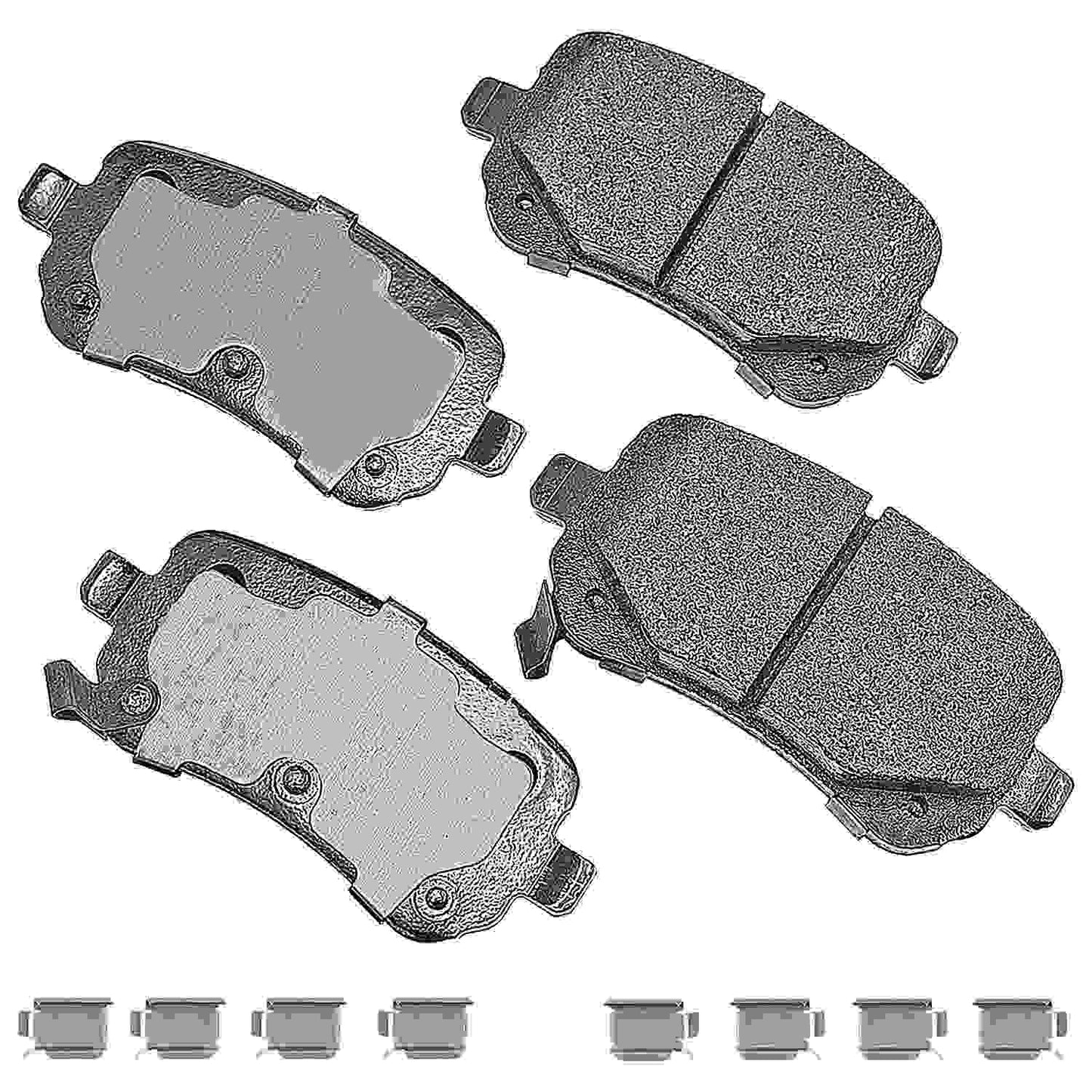 Akebono ProACT Ultra-Premium Bra ke Pads - Rear ACT1326A