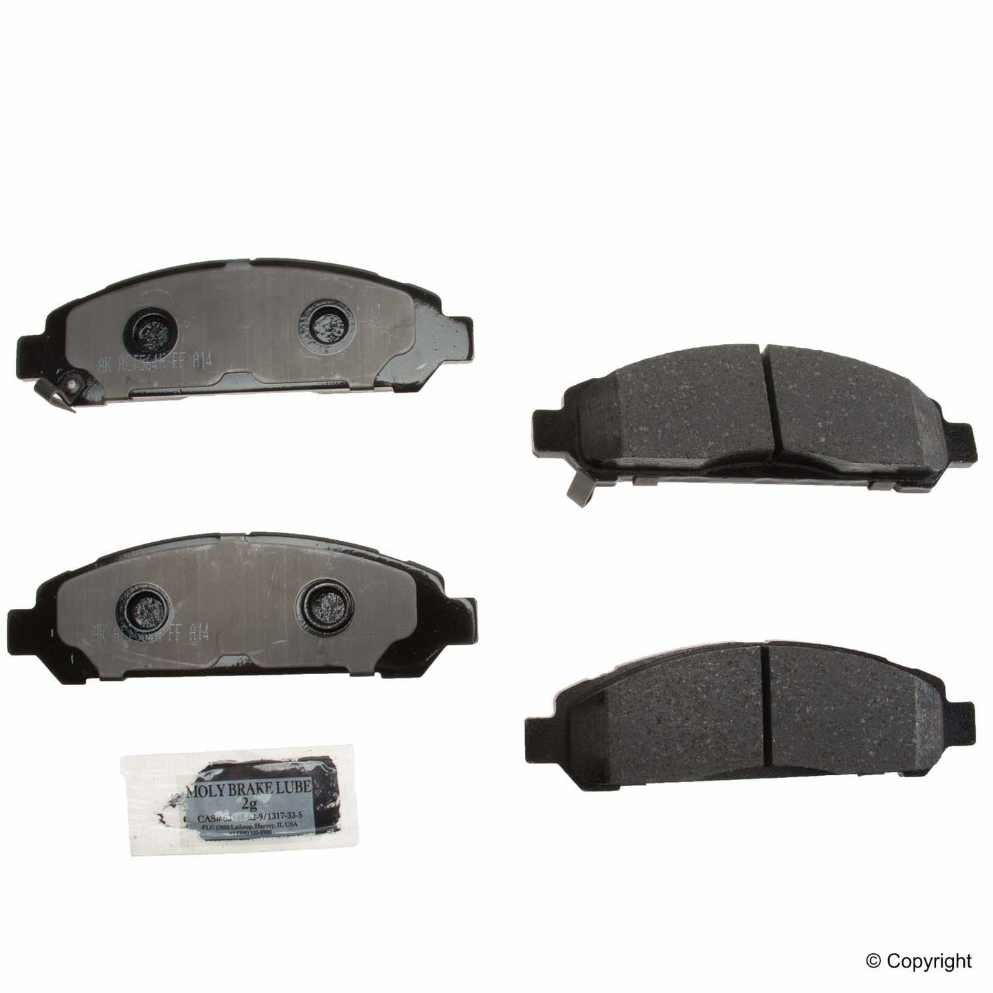 Akebono ProACT Disc Brake Pad Set ACT1401