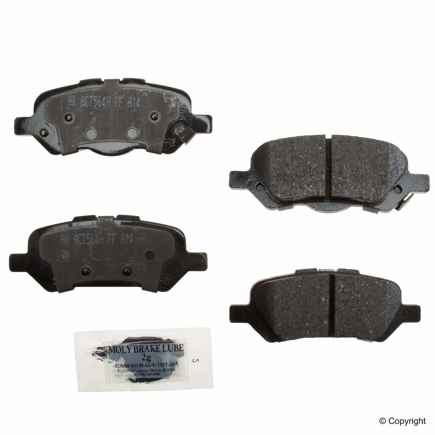 Akebono ProACT Disc Brake Pad Set ACT1402