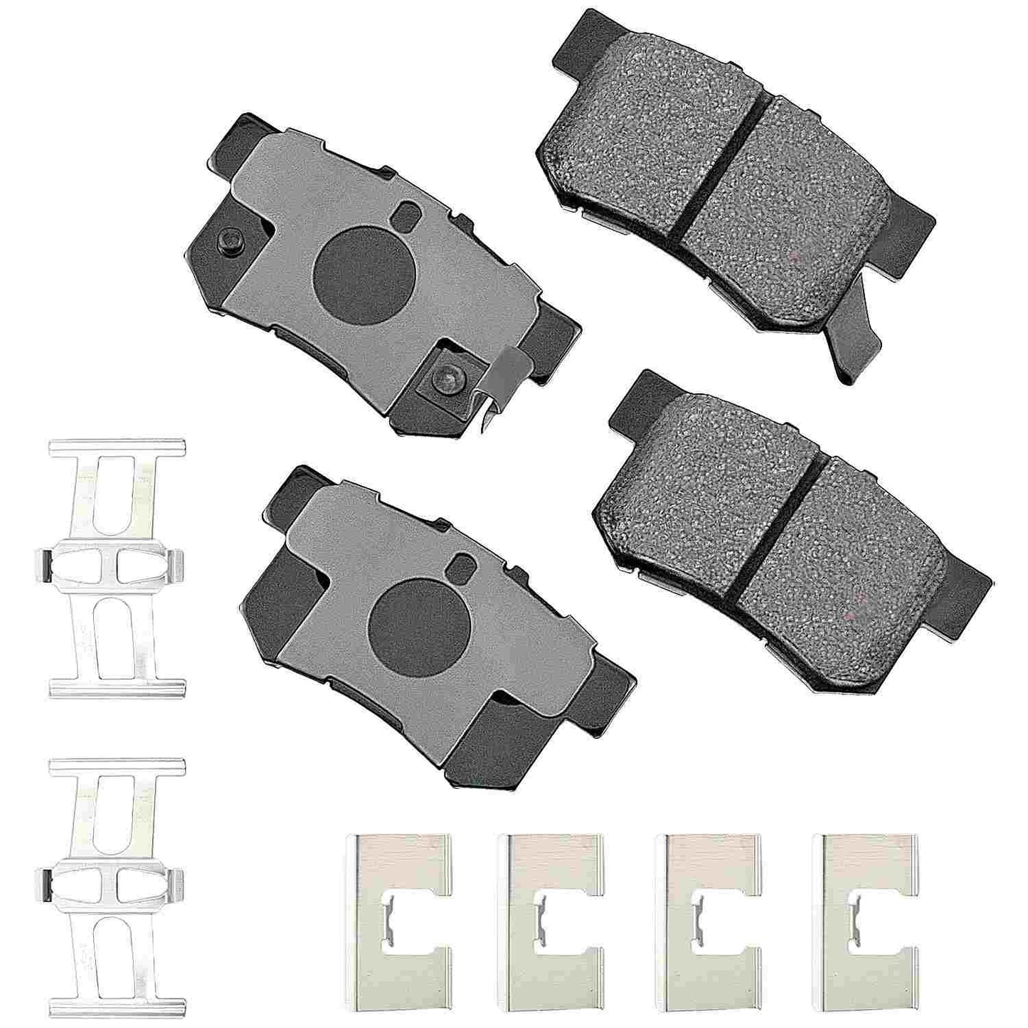 Akebono ProACT Ultra-Premium Bra ke Pads - Rear ACT536A