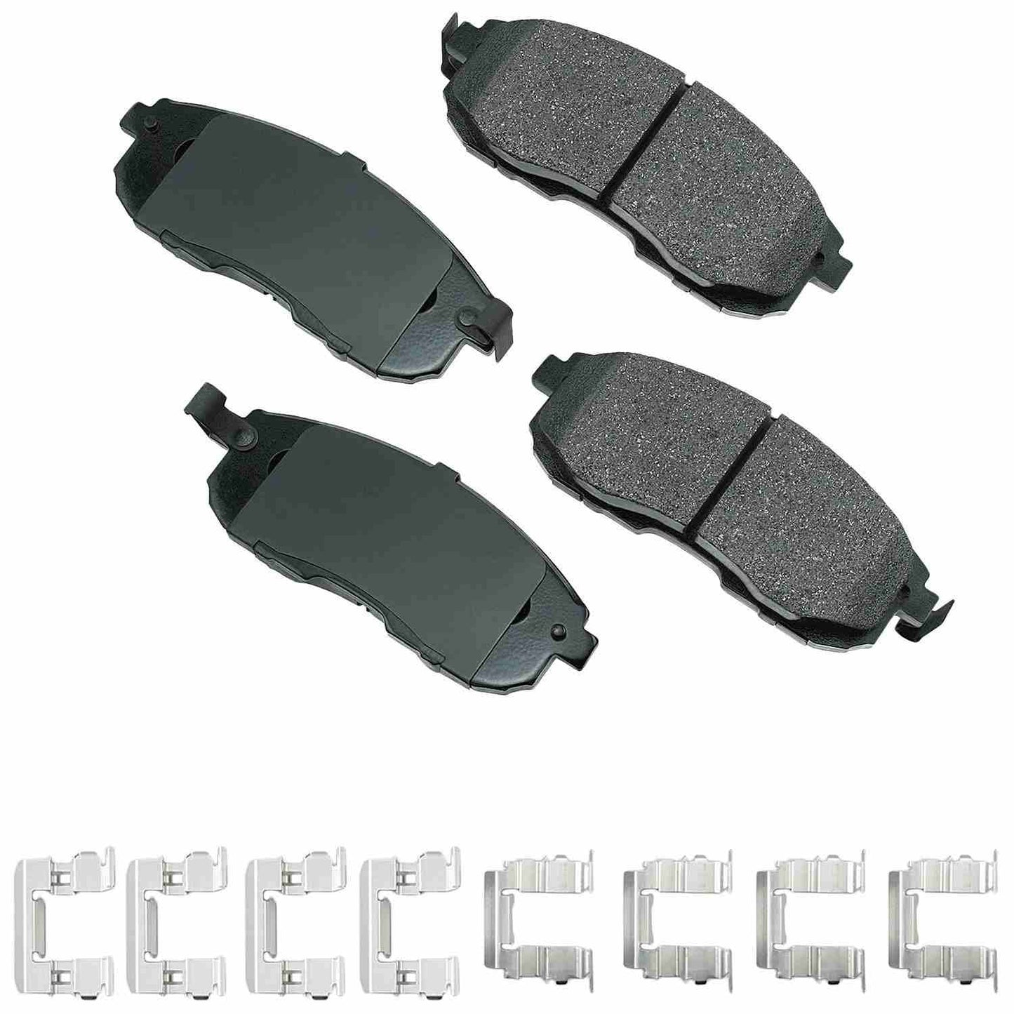 Akebono ProACT Ultra-Premium Bra ke Pads - Front ACT815A