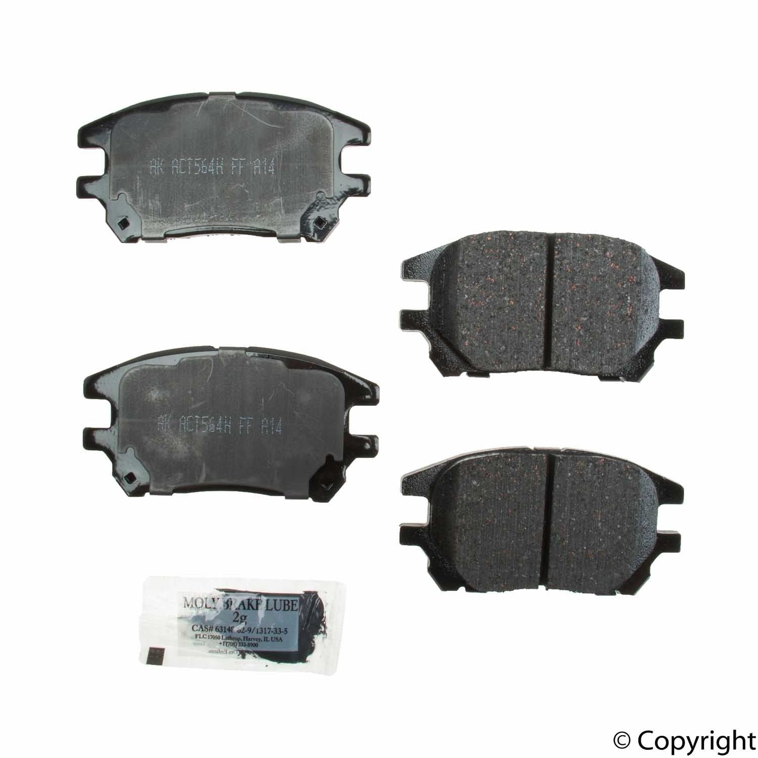 Akebono ProACT Disc Brake Pad Set ACT930