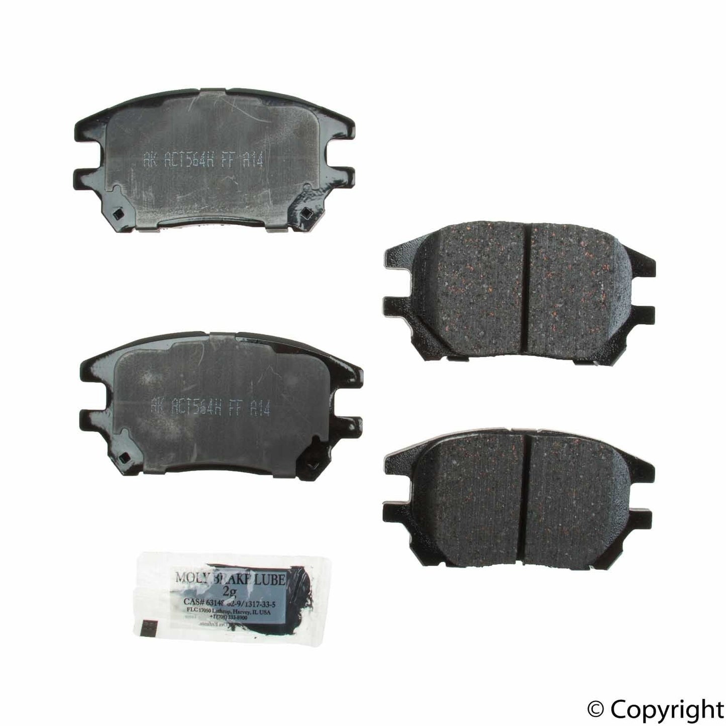 Akebono ProACT Disc Brake Pad Set ACT930