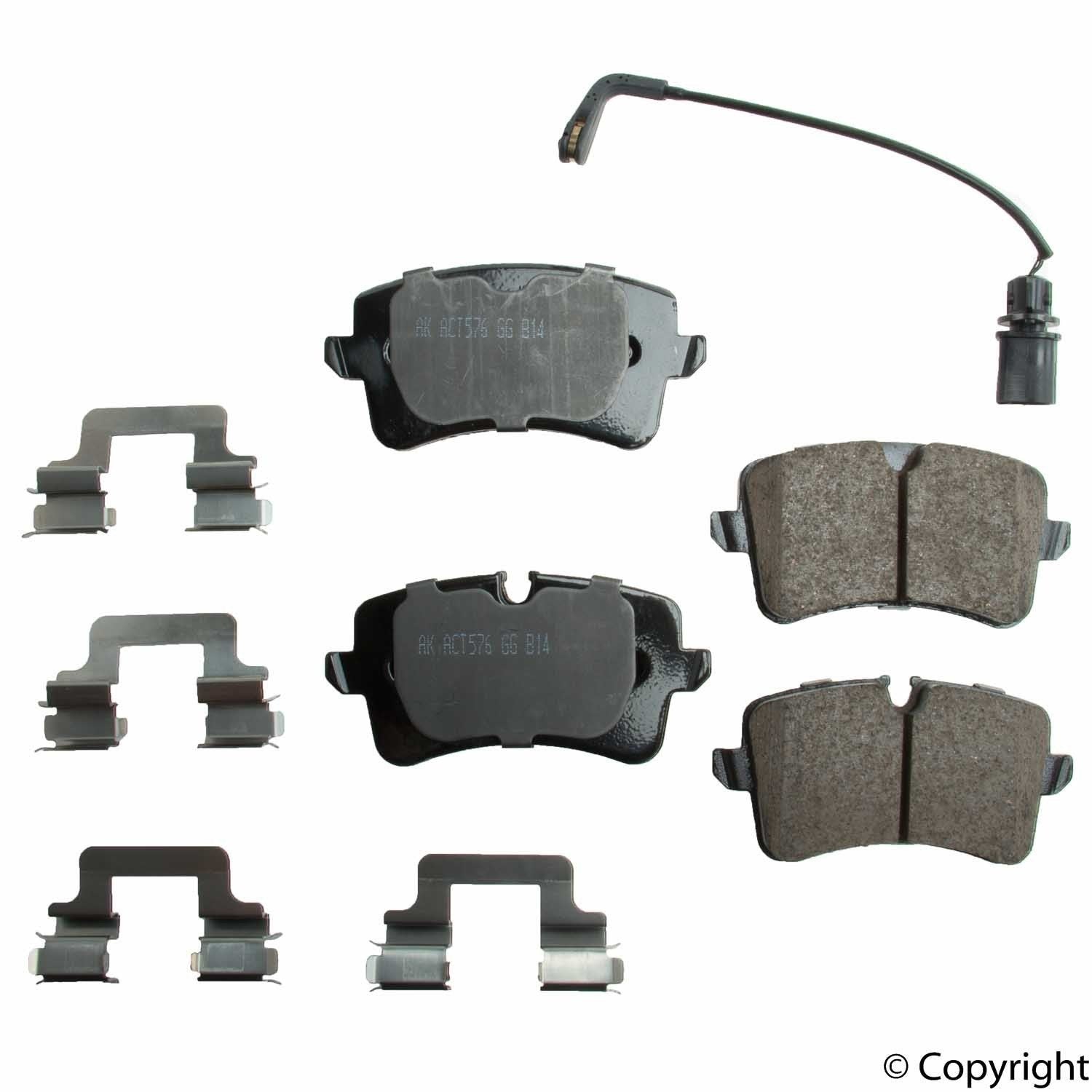 Akebono EURO Disc Brake Pad Set EUR1547A