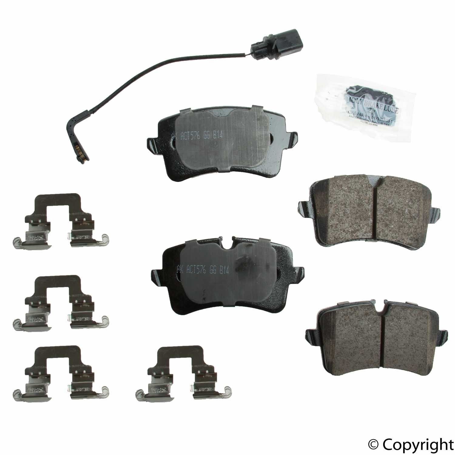 Akebono EURO Disc Brake Pad Set EUR1547