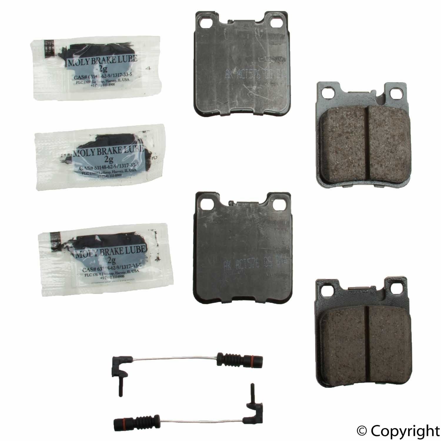Akebono EURO Disc Brake Pad Set EUR603