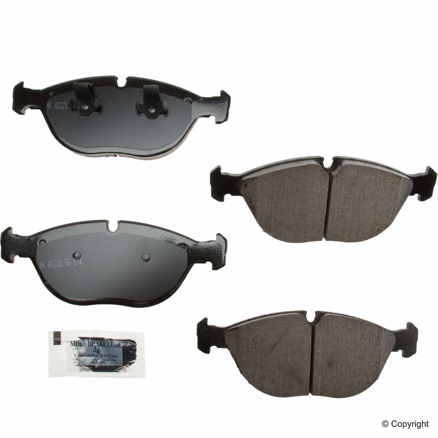 Akebono EURO Disc Brake Pad Set EUR682