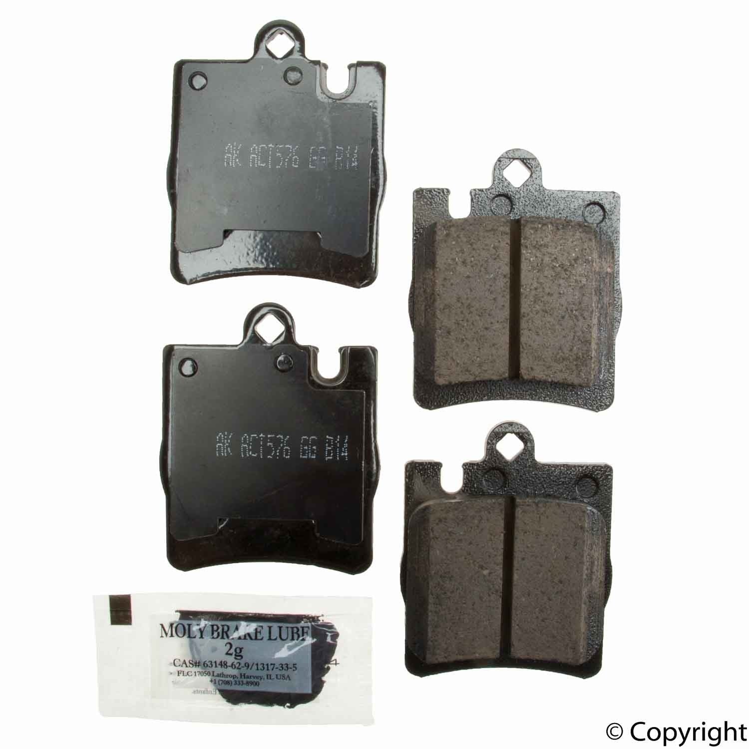 Akebono EURO Disc Brake Pad Set EUR873